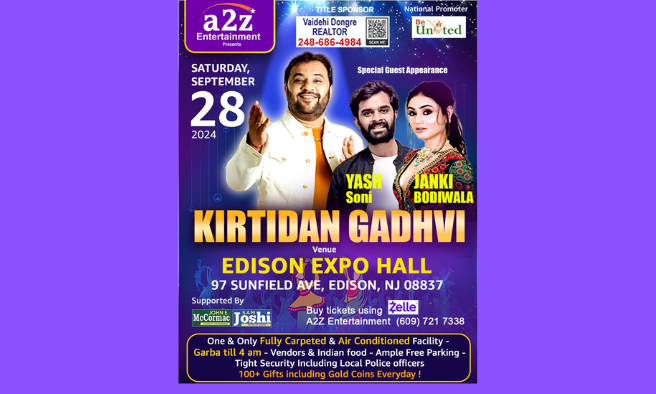 Kirtidan Gadhvi Garba Event