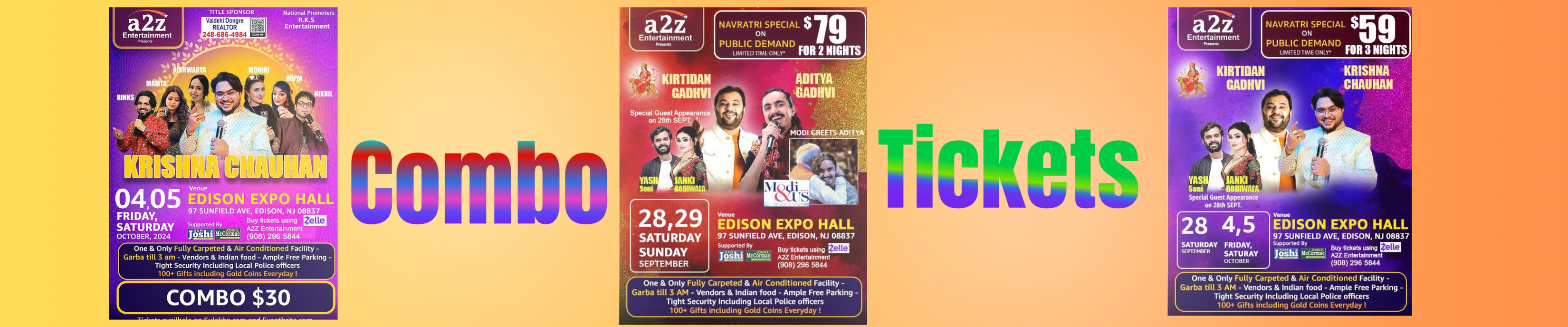 Navratri Combo Tickets Ad